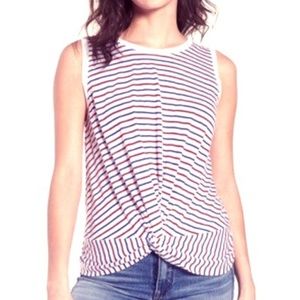 NEW Nordstrom BP Striped Twist Hem Tank - Size S